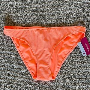 NWT bright coral bikini bottoms